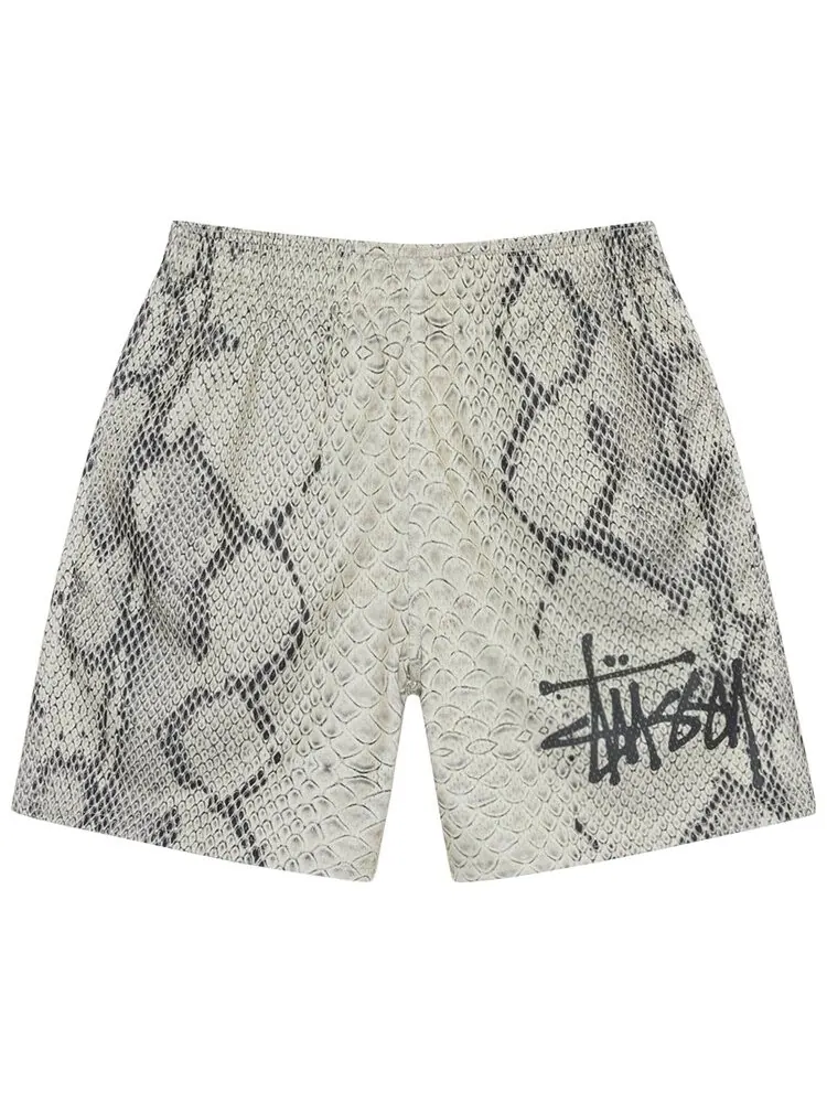 Шорты Stussy Basic Snake Mesh Short — изображение 1 из 2, кость