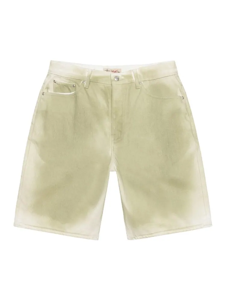 Шорты Stussy Spray Dye Big Ol' Short — изображение 1 из 2, оливковый