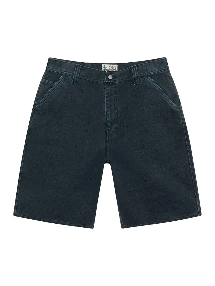 Шорты Stussy Work Short Washed Canvas — изображение 1 из 2, черный