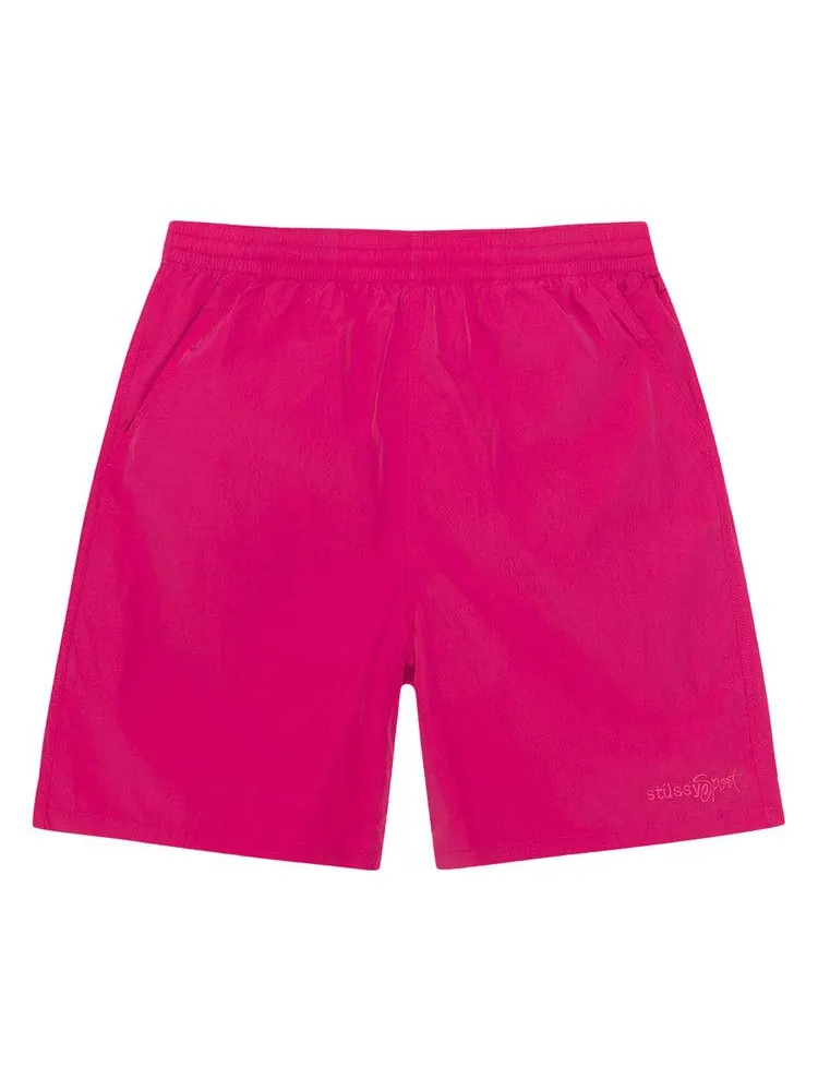 Шорты Stussy Nylon Court Short — изображение 1 из 2, фиолетовый