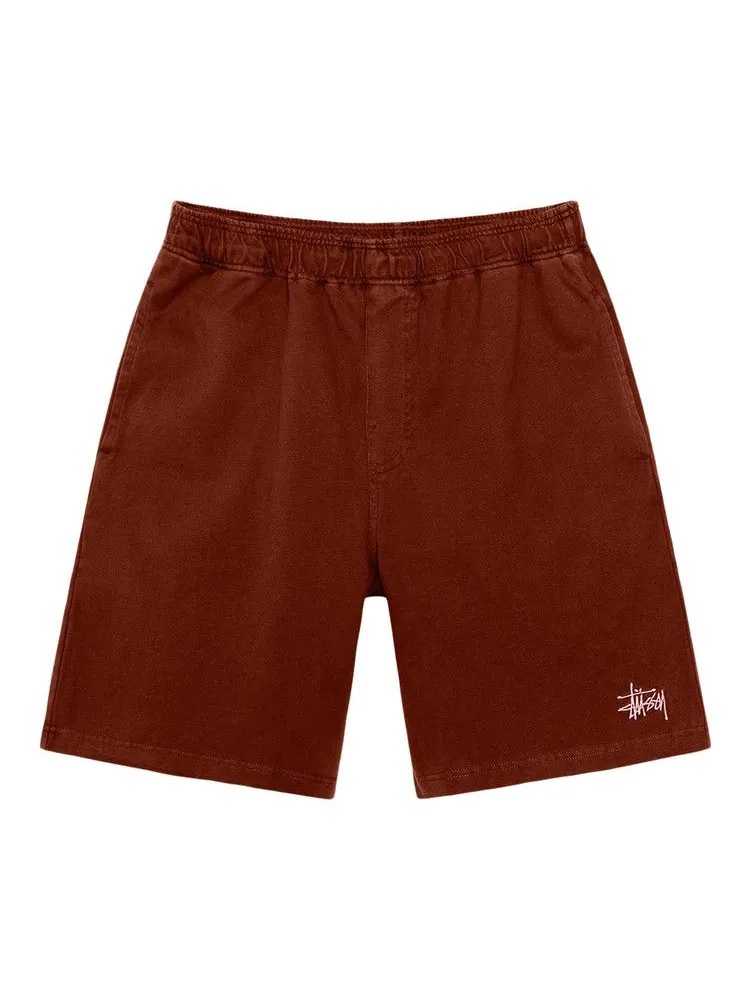 Шорты Stussy Heavy Jersey Short — изображение 1 из 2, красный