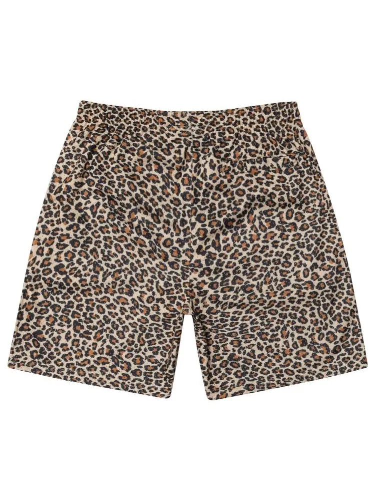 Шорты Stussy Basic Mesh Short — изображение 2 из 2, леопардовый