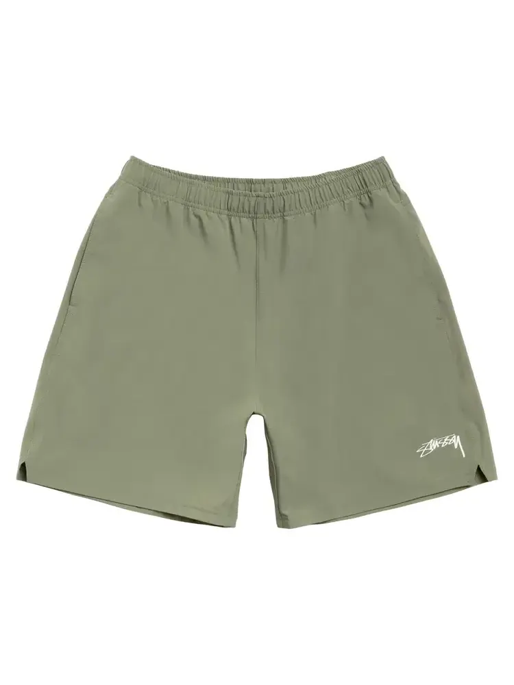 Спортивные шорты Stussy 'Green' — изображение 1 из 2, зеленый