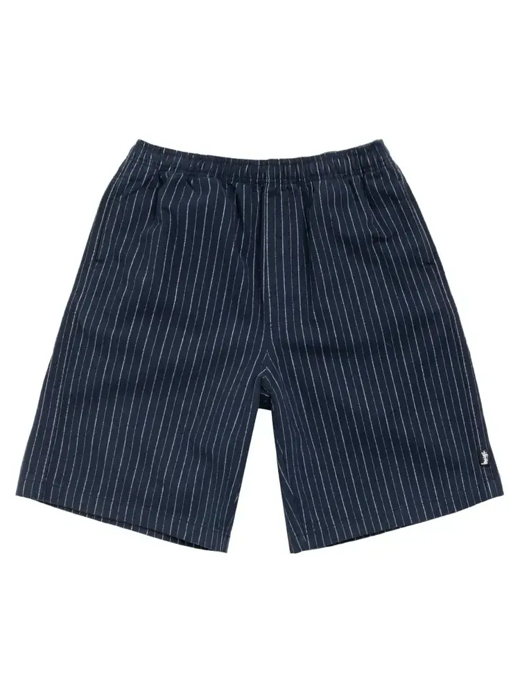 Пляжные шорты Stussy Baggy Beach Short в темно-синюю полоску — изображение 1 из 2, синий
