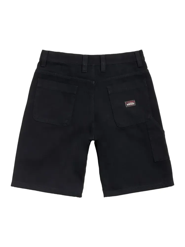 Stussy Work Short Canvas 'Black' — изображение 2 из 2, черный