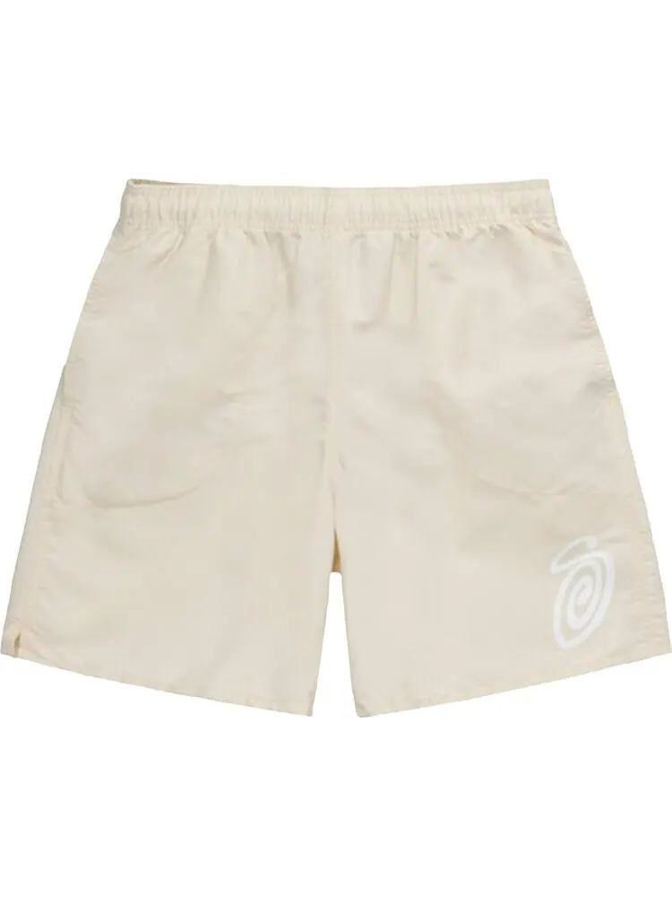 Шорты Stussy Curly S Water Short 'Cream'