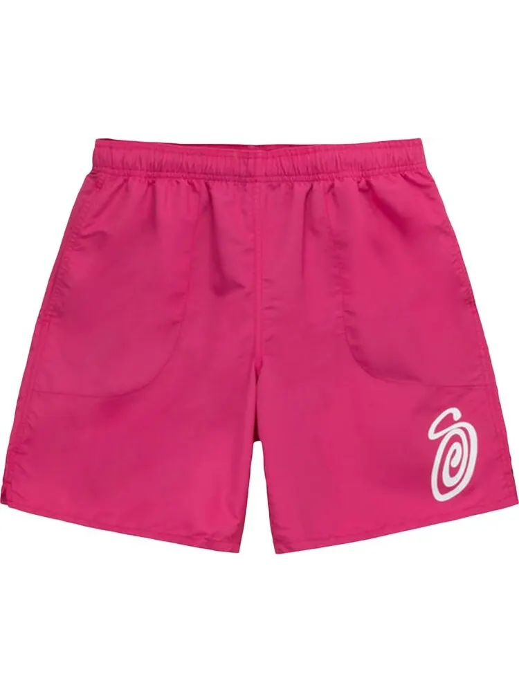 Шорты Stussy Curly S Water Short 'Fucshia'