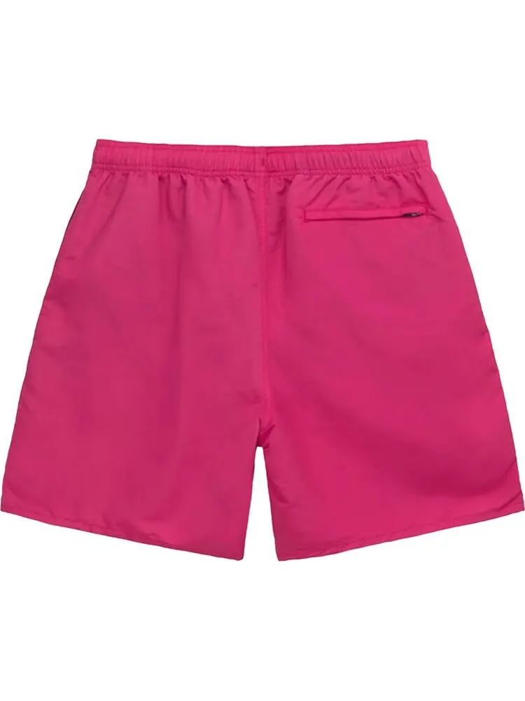 Шорты Stussy Curly S Water Short 'Fucshia' — изображение 2 из 2, розовый