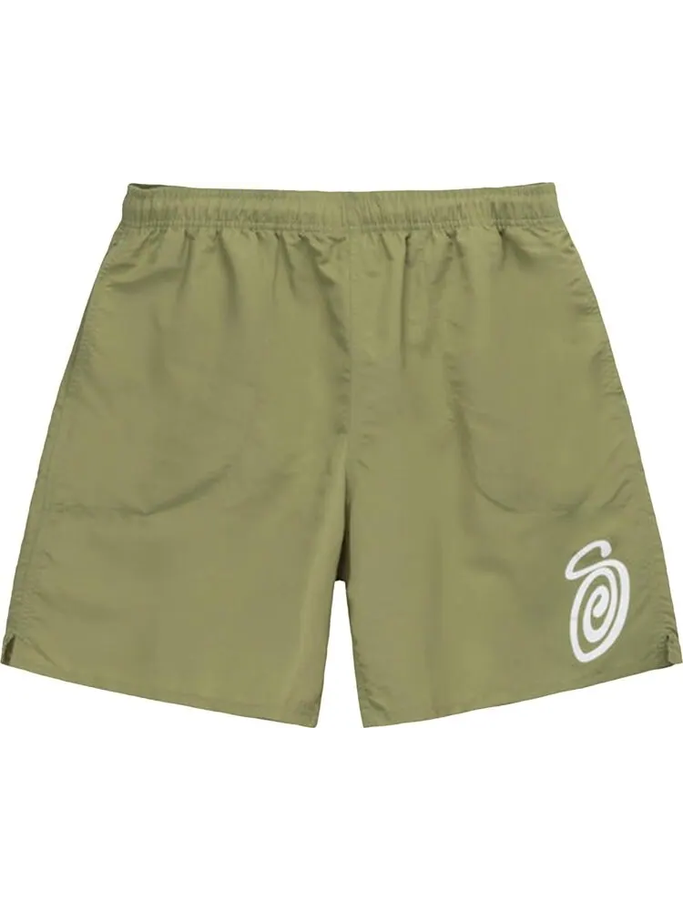 Шорты Stussy Curly S Water Short 'Sage'