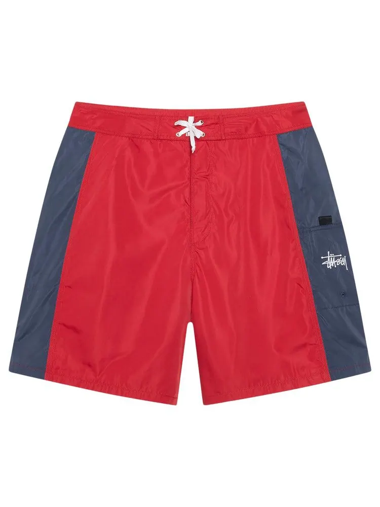 Шорты для плавания Stussy Paneled Board Short — изображение 1 из 2, красный