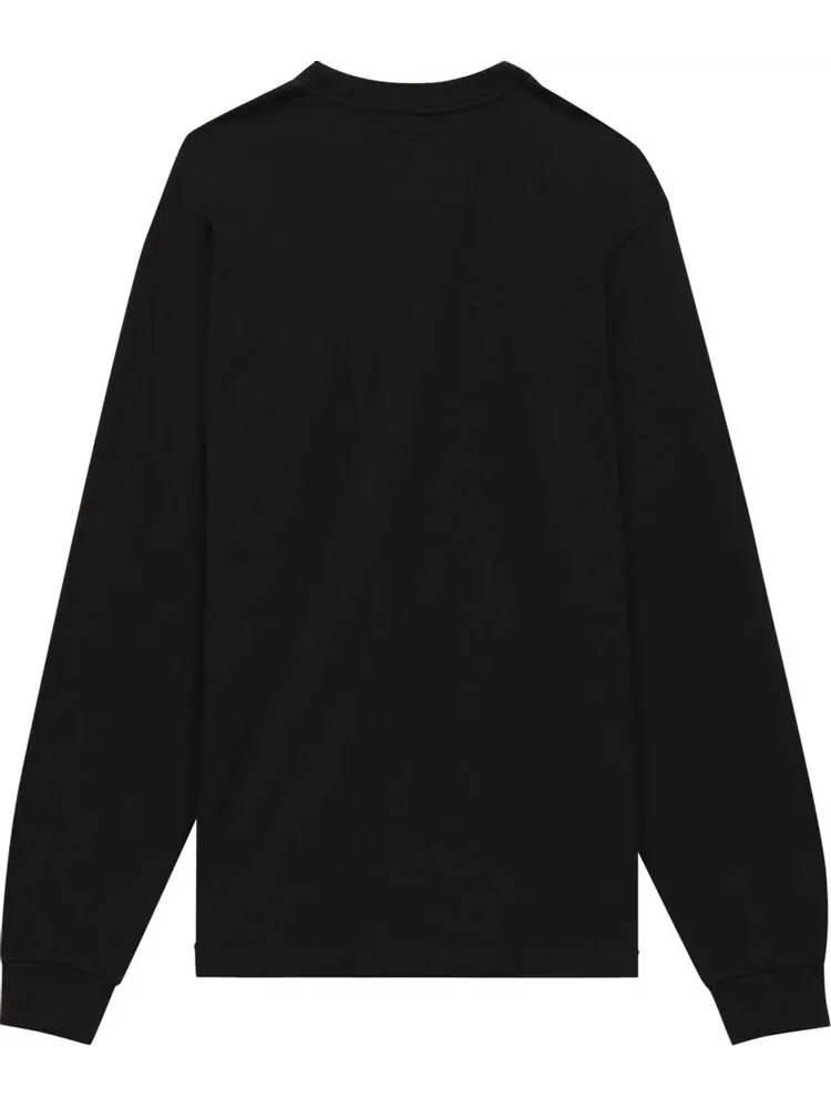 Лонгслив Stussy Stock Logo Long-Sleeve Tee 'Black' — изображение 2 из 2, черный
