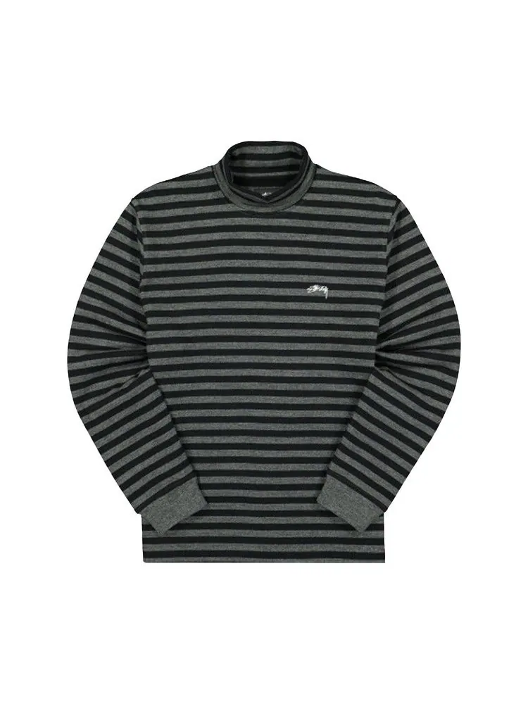 Топ Stussy Classic Stripe Turtleneck — изображение 1 из 2, черный