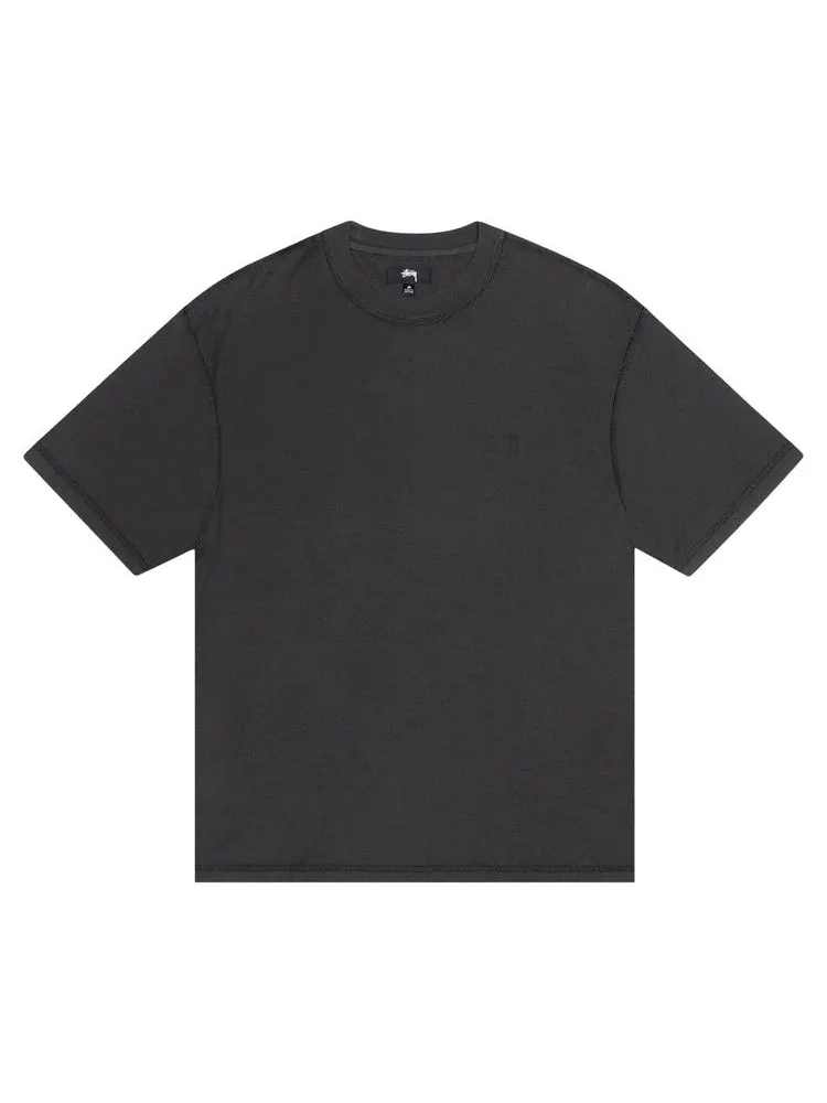 Футболка Stussy Lazy T-Shirt — изображение 1 из 2, винтажный черный