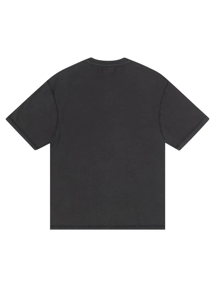 Футболка Stussy Lazy T-Shirt — изображение 2 из 2, винтажный черный