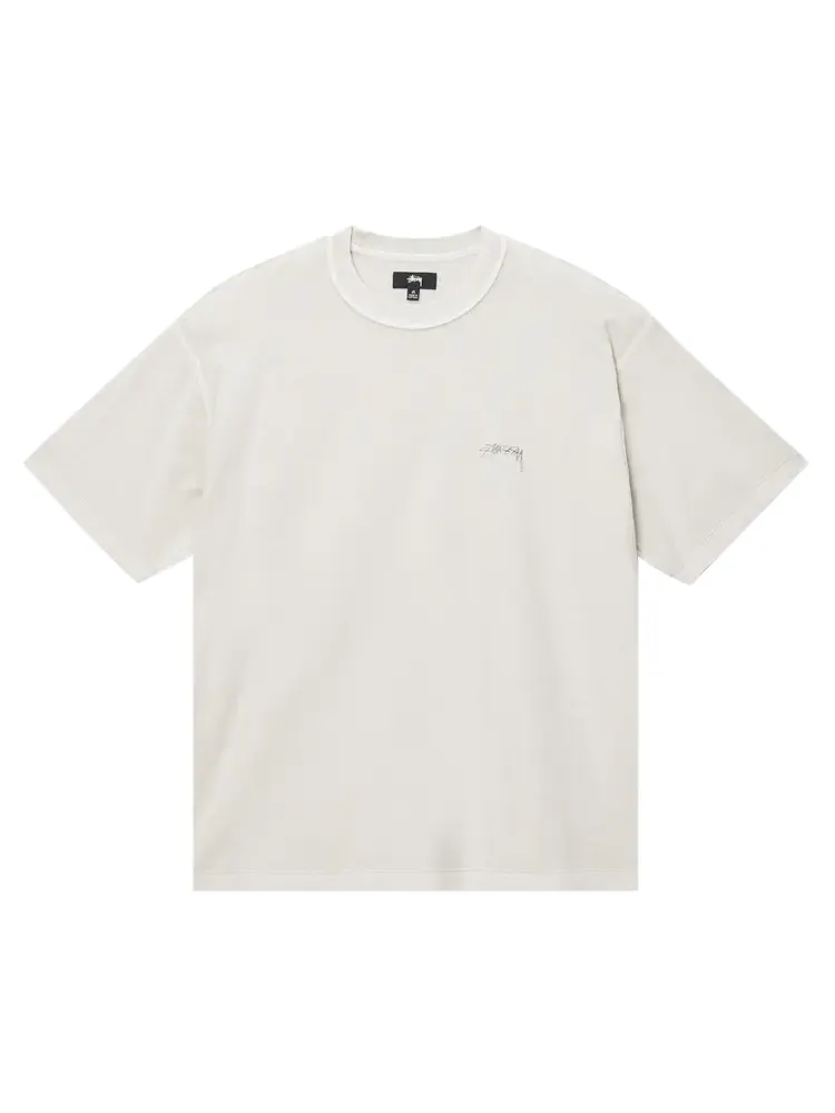 Футболка Stussy Pigment Dyed Inside Out 'Bone' — изображение 1 из 3, бежевый