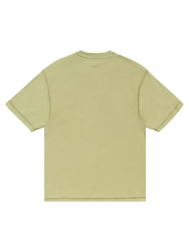 Футболка Stussy Lazy 'Light Olive' — изображение 2 из 2, зеленый