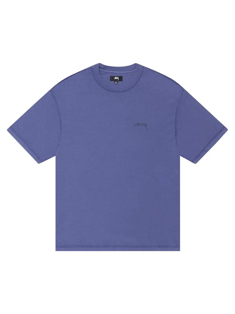 Футболка Stussy Lazy Tee — изображение 1 из 2, винтажный темно-синий