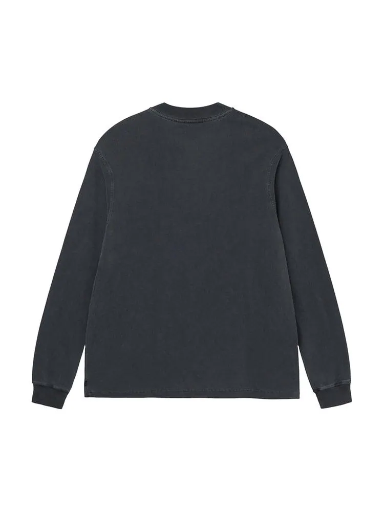 Топ Stussy Pigment Dyed Mock Neck — изображение 2 из 2, черный