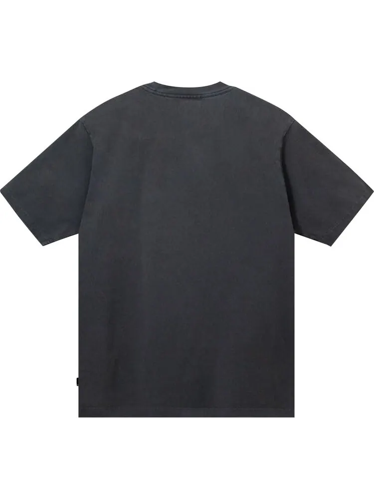 Толстовка Stussy Pigment Dyed Crew 'Black' — изображение 2 из 2, черный