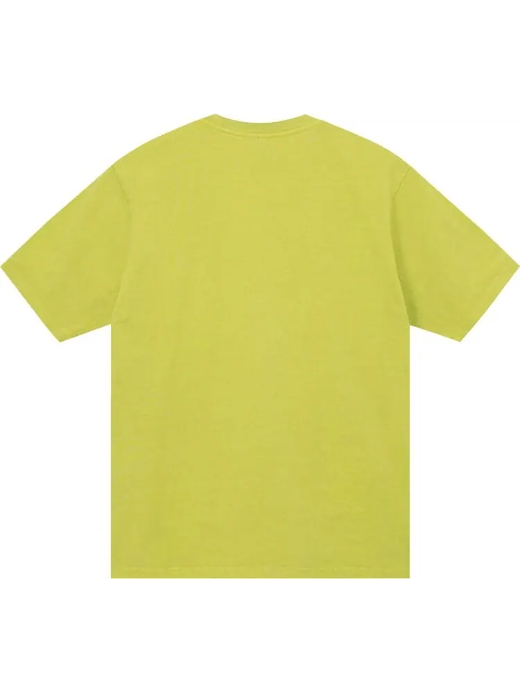 Толстовка Stussy Pigment Dyed Crew 'Yellow' — изображение 2 из 2, желтый