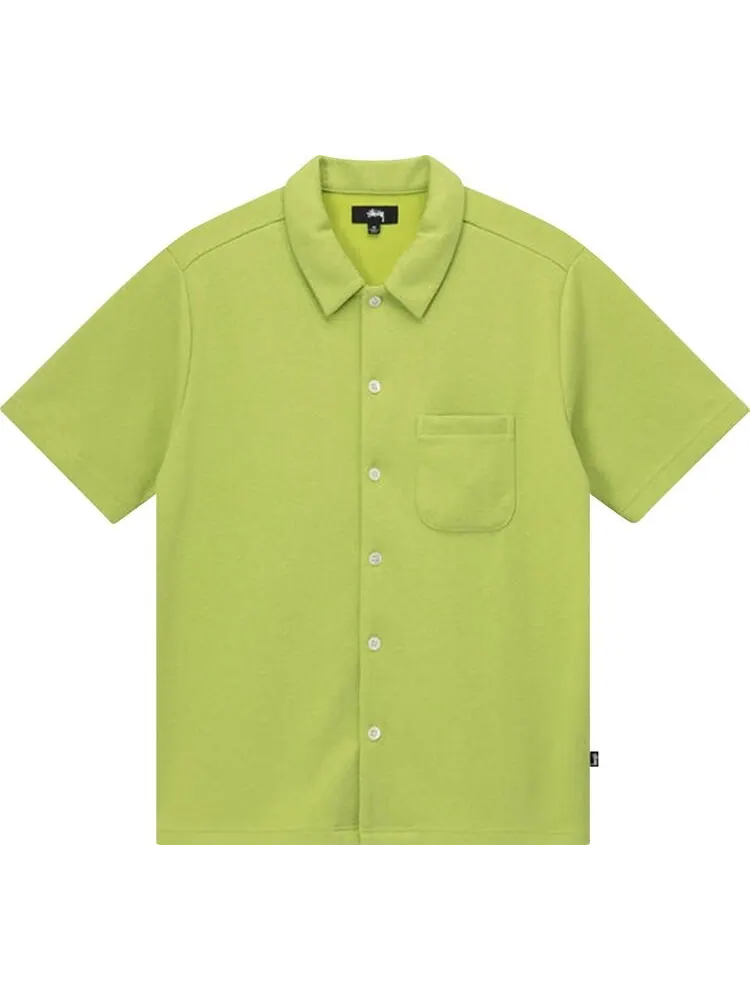 Рубашка Stussy Crepe Jersey Shirt 'Lime'