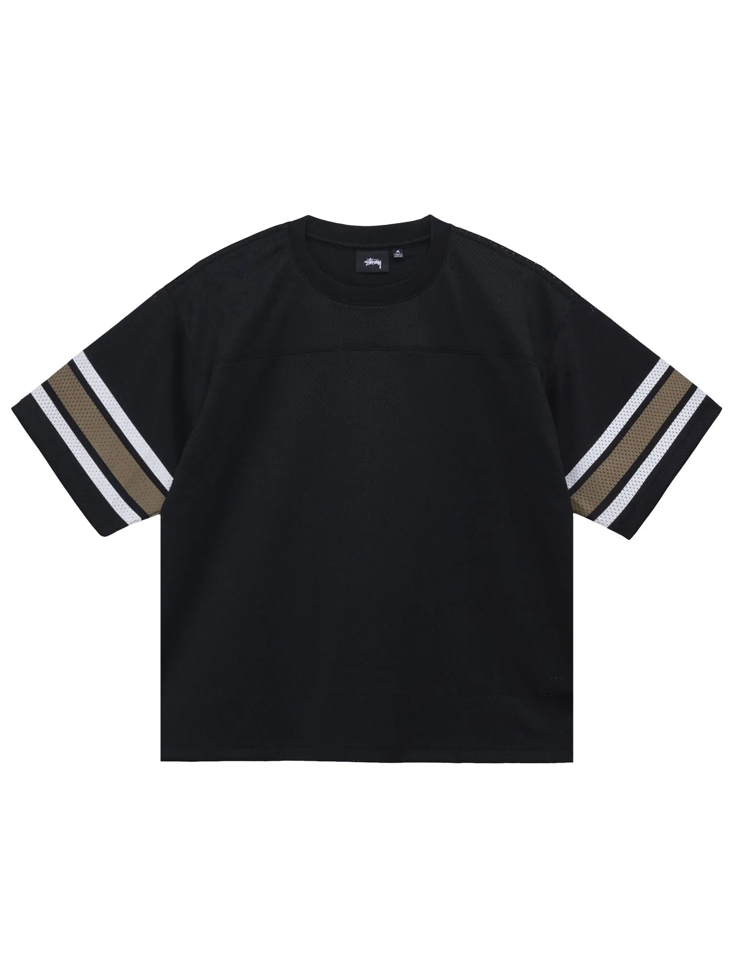 Сетчатая футбольная майка Stussy Surfman — изображение 1 из 2, черный
