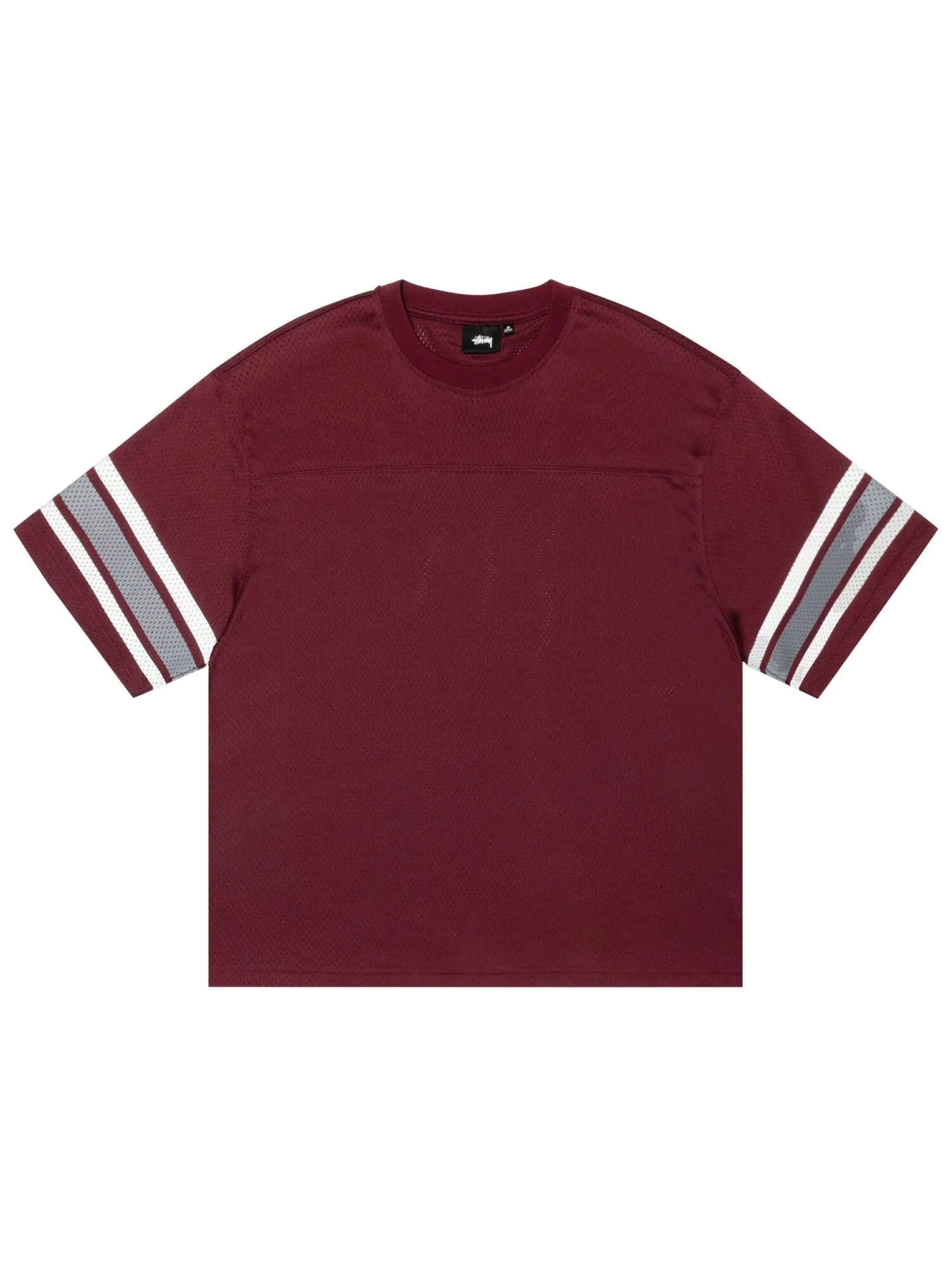 Сетчатая футбольная майка Stussy Surfman — изображение 1 из 2, бордовый