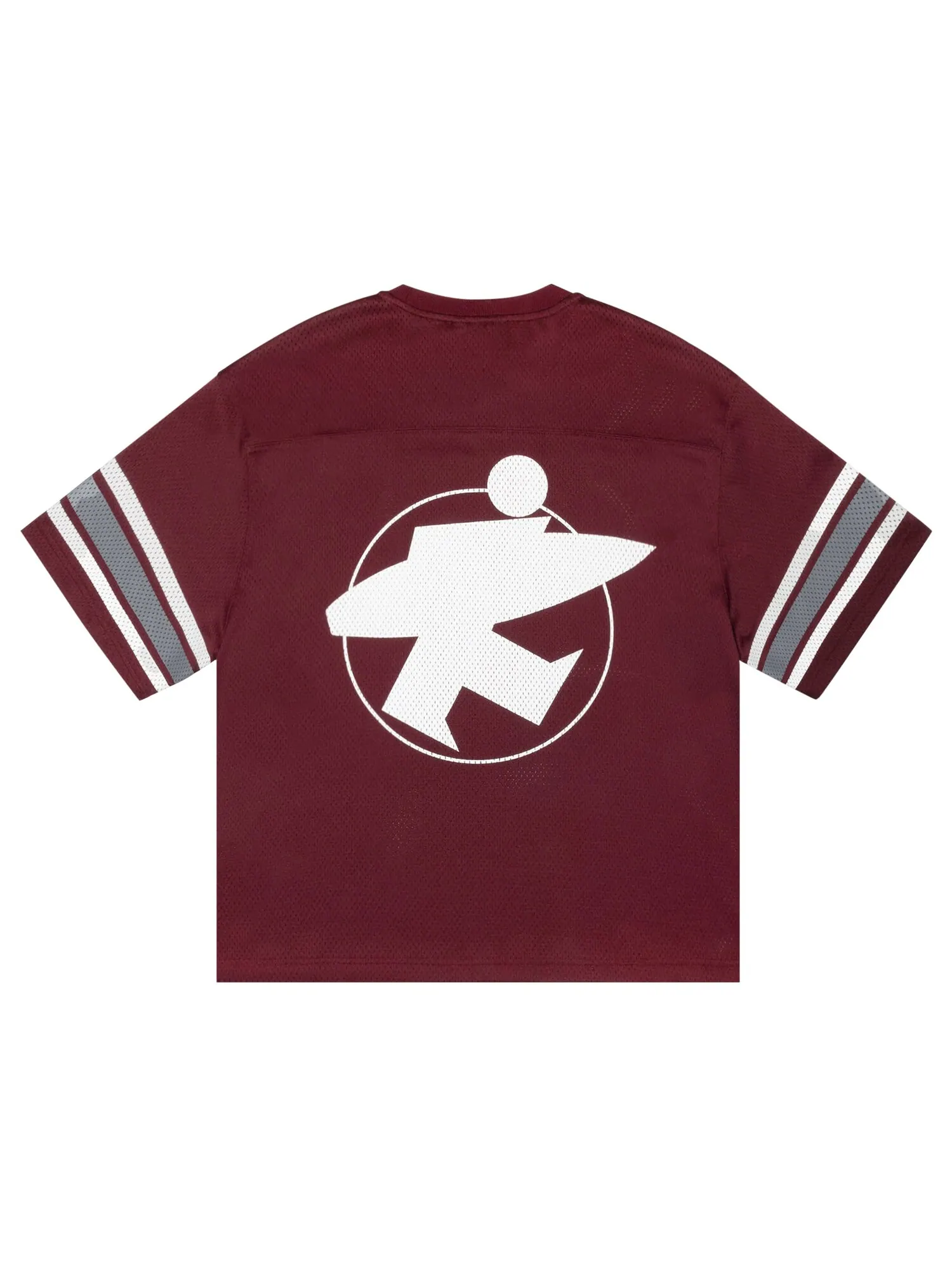 Сетчатая футбольная майка Stussy Surfman — изображение 2 из 2, бордовый