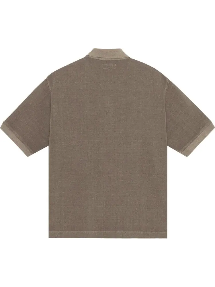 Поло Stussy Pigment Dyed Pique 'Taupe' — изображение 2 из 2, коричневый