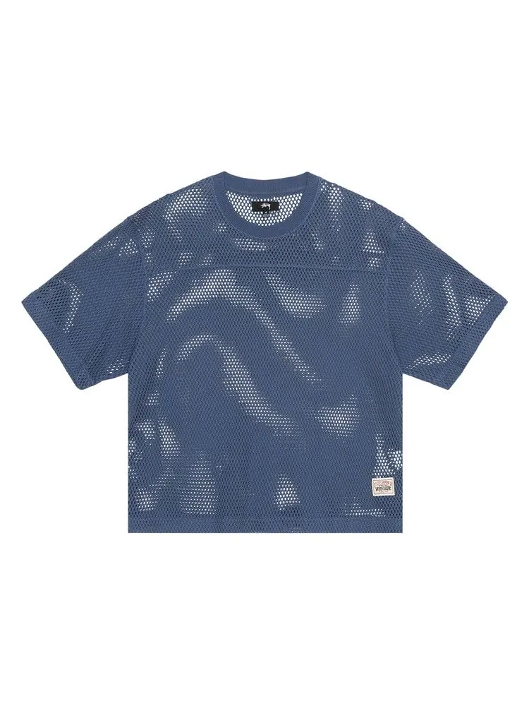 Свитер Stussy Mesh Jersey Crew — изображение 1 из 2, темно-синий