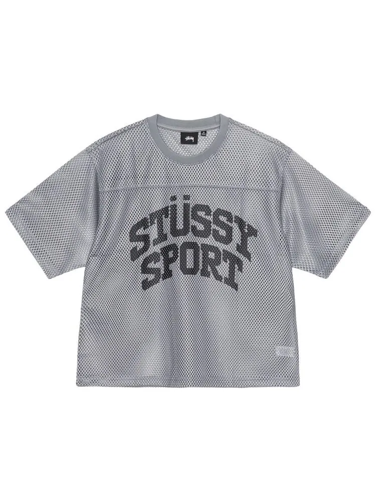 Джерси Stussy Sport Jersey Silver — изображение 1 из 2, серебряный