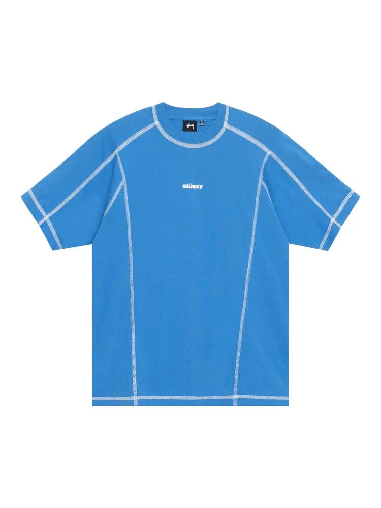 Свитер Stussy Wave Short-Sleeve Crew — изображение 1 из 2, синий