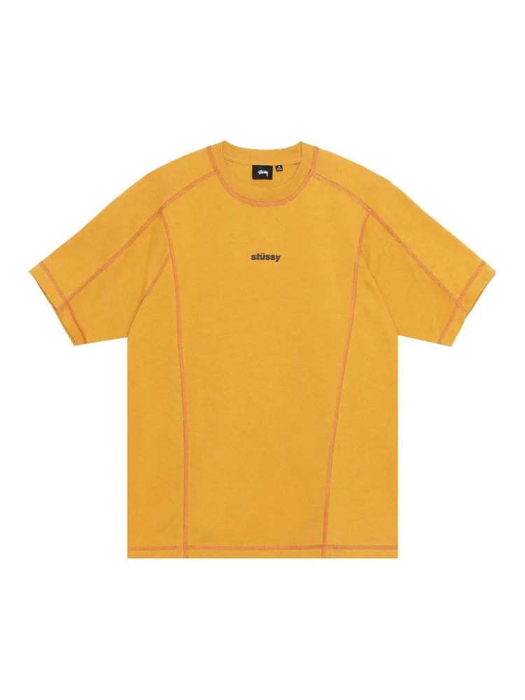 Свитер Stussy Wave Short-Sleeve Crew — изображение 1 из 2, желтый