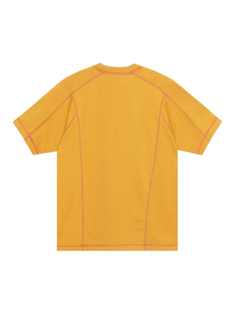 Свитер Stussy Wave Short-Sleeve Crew — изображение 2 из 2, желтый
