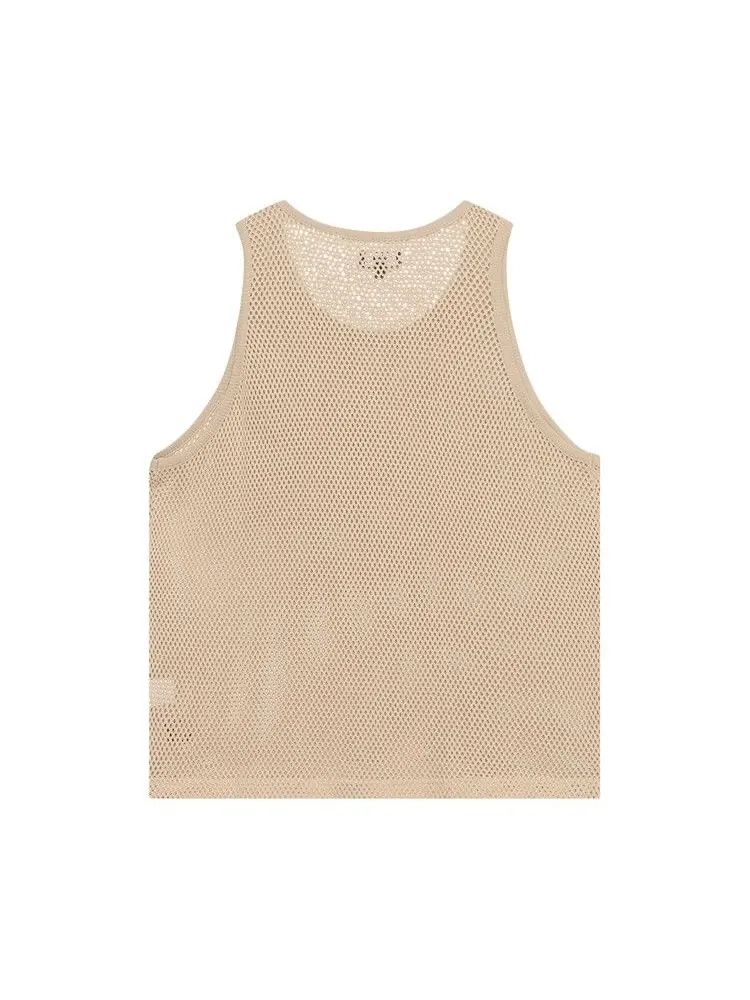 Топ Stussy Big Mesh Tank — изображение 2 из 2, прозрачный