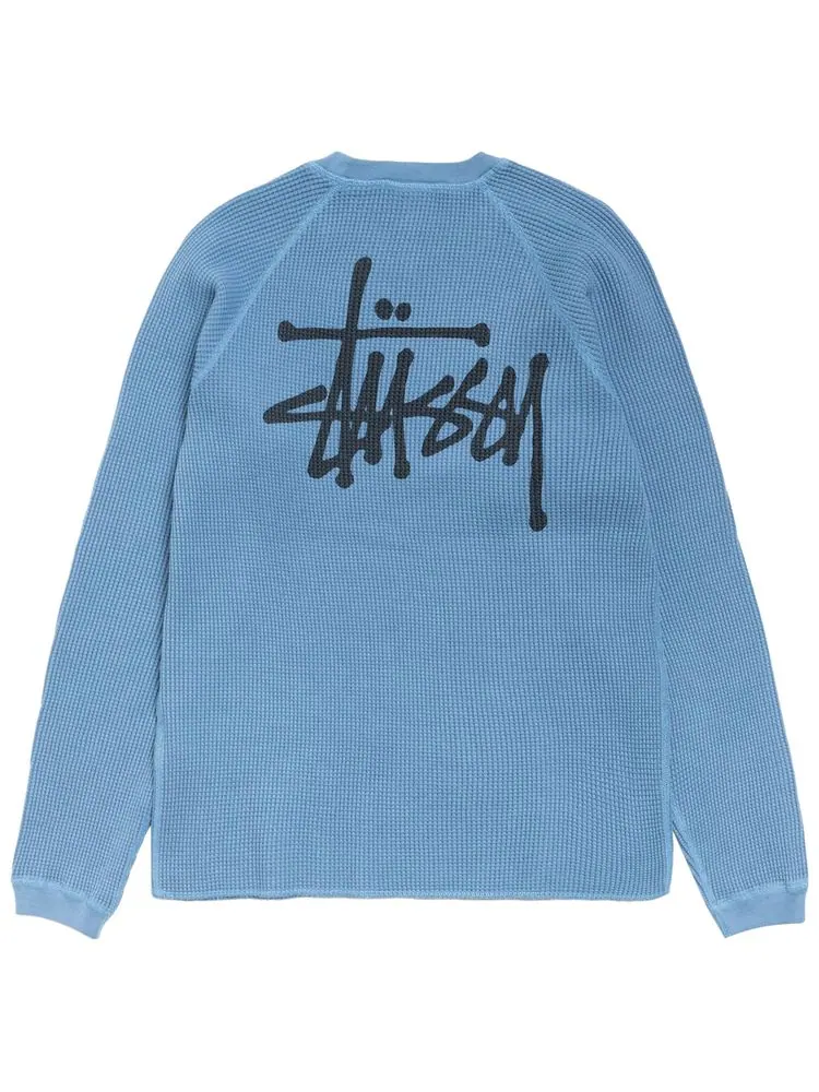 Футболка Stussy Basic Stüssy Thermal — изображение 2 из 2, синий