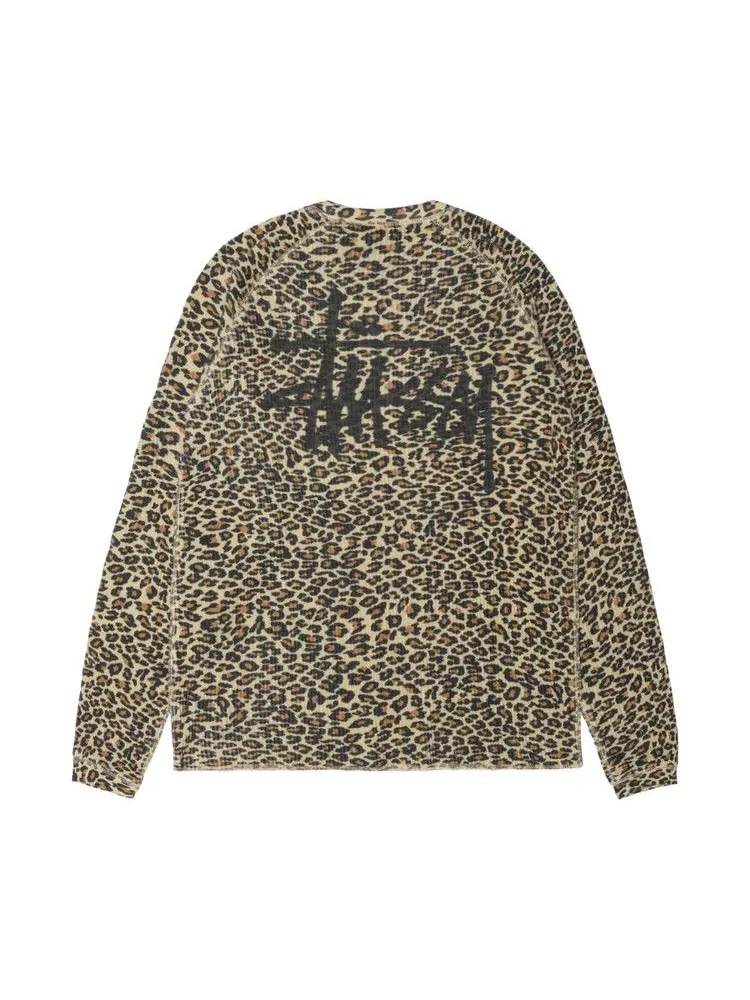 Топ Stussy Basic Thermal — изображение 2 из 2, леопардовый