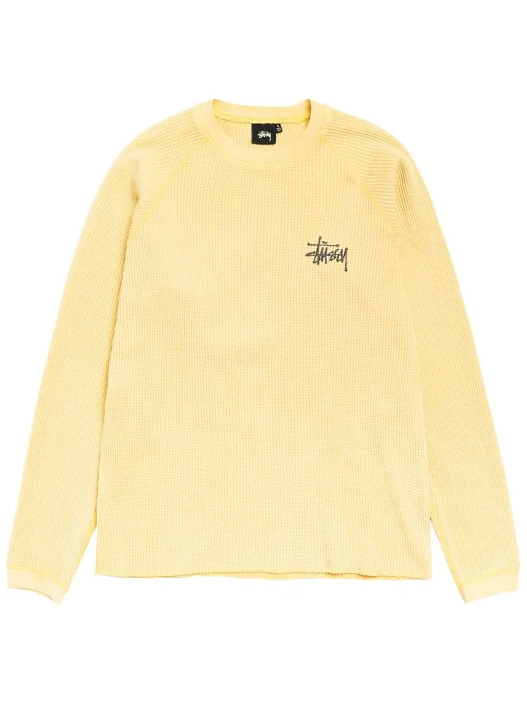 Футболка Stussy Basic Stüssy Thermal — изображение 1 из 2, желтый