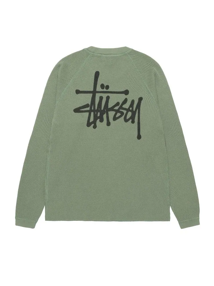 Топ Stussy Basic Thermal — изображение 2 из 2, шалфейный