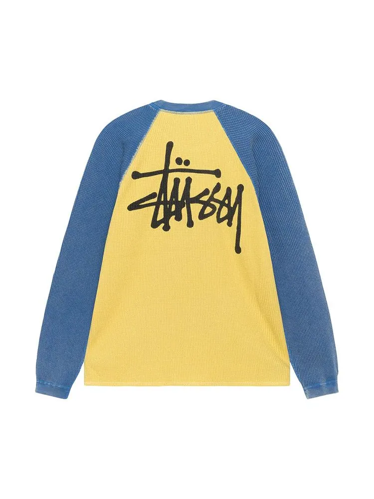 Топ Stussy Basic Thermal 2 Tone — изображение 2 из 2, желтый