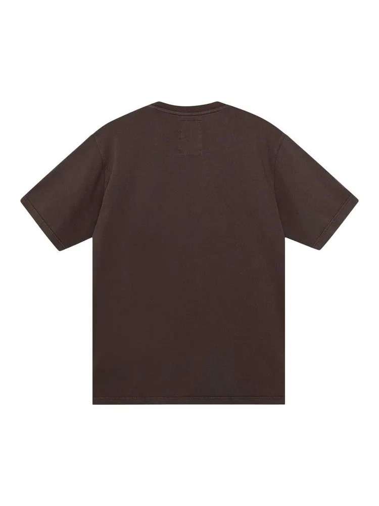 Футболка Stussy Garment Dyed Ss Tee — изображение 2 из 2, коричневый
