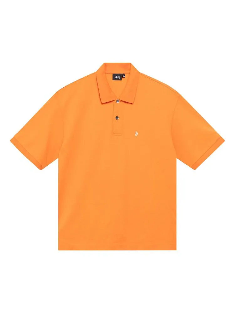 Поло Stussy Classic Pique Polo — изображение 1 из 2, оранжевый