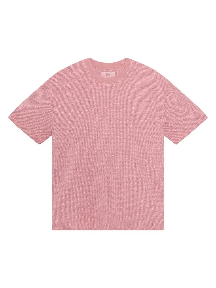 Футболка Stussy Pigment Dyed Short-Sleeve Thermal — изображение 1 из 2, фиолетовый