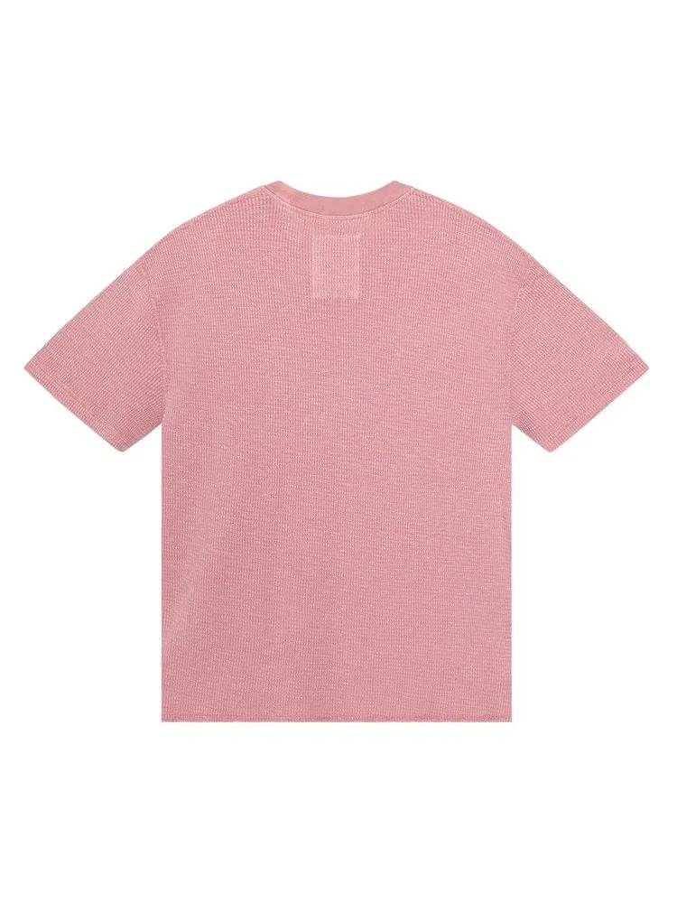 Футболка Stussy Pigment Dyed Short-Sleeve Thermal — изображение 2 из 2, фиолетовый