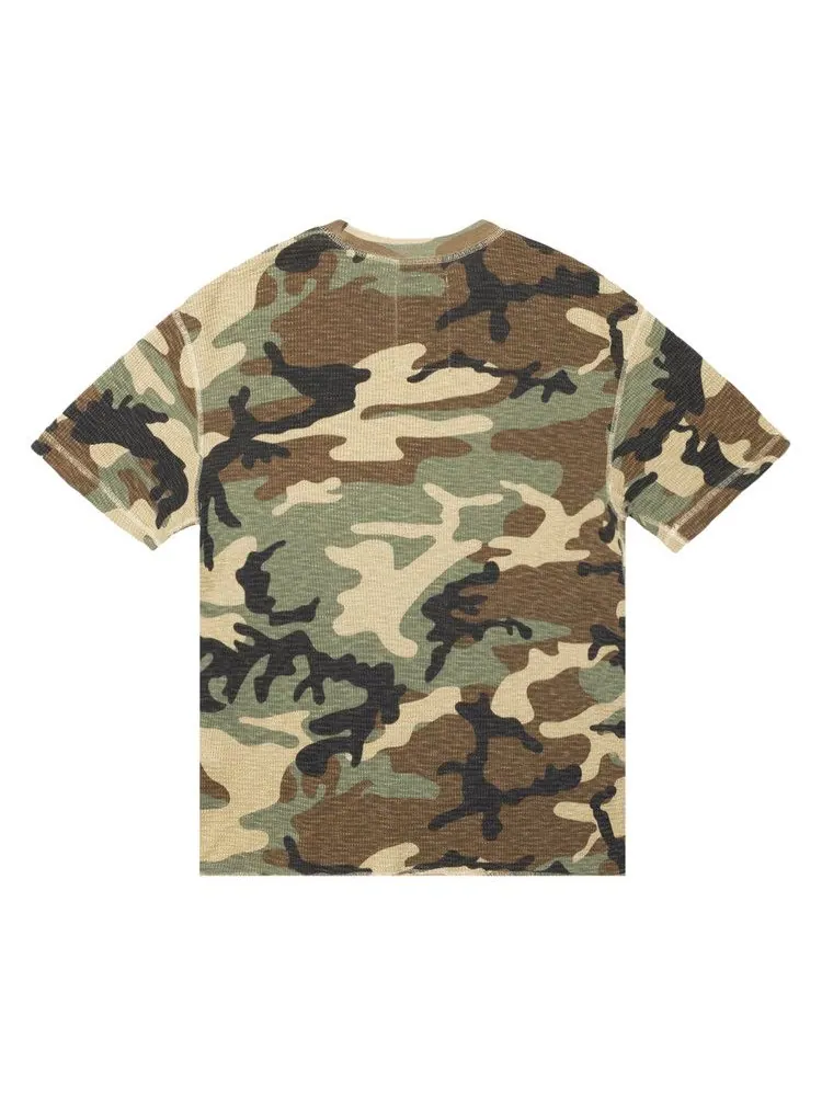 Футболка Stussy Pigment Dyed Short-Sleeve Thermal — изображение 2 из 2, камуфляж