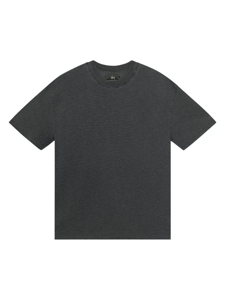 Футболка Stussy Pigment Dyed Short-Sleeve Thermal — изображение 1 из 2, черный