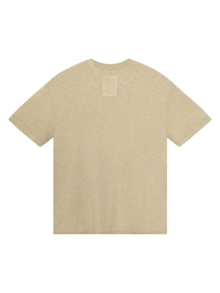 Футболка Stussy Pigment Dyed Short-Sleeve Thermal — изображение 2 из 2, бежевый