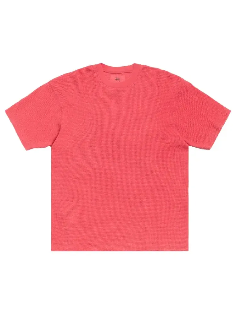 Термофутболка Stussy с коротким рукавом, окрашенная пигментом — изображение 1 из 2, красный