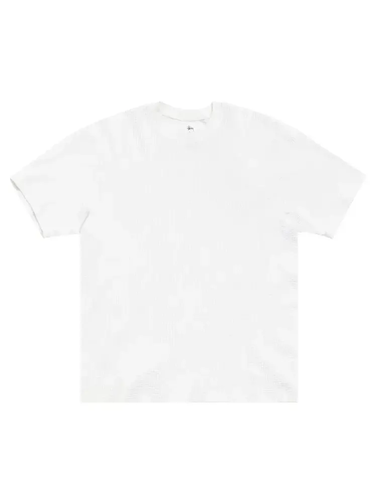 Термофутболка Stussy с коротким рукавом, окрашенная пигментом — изображение 1 из 2, белый