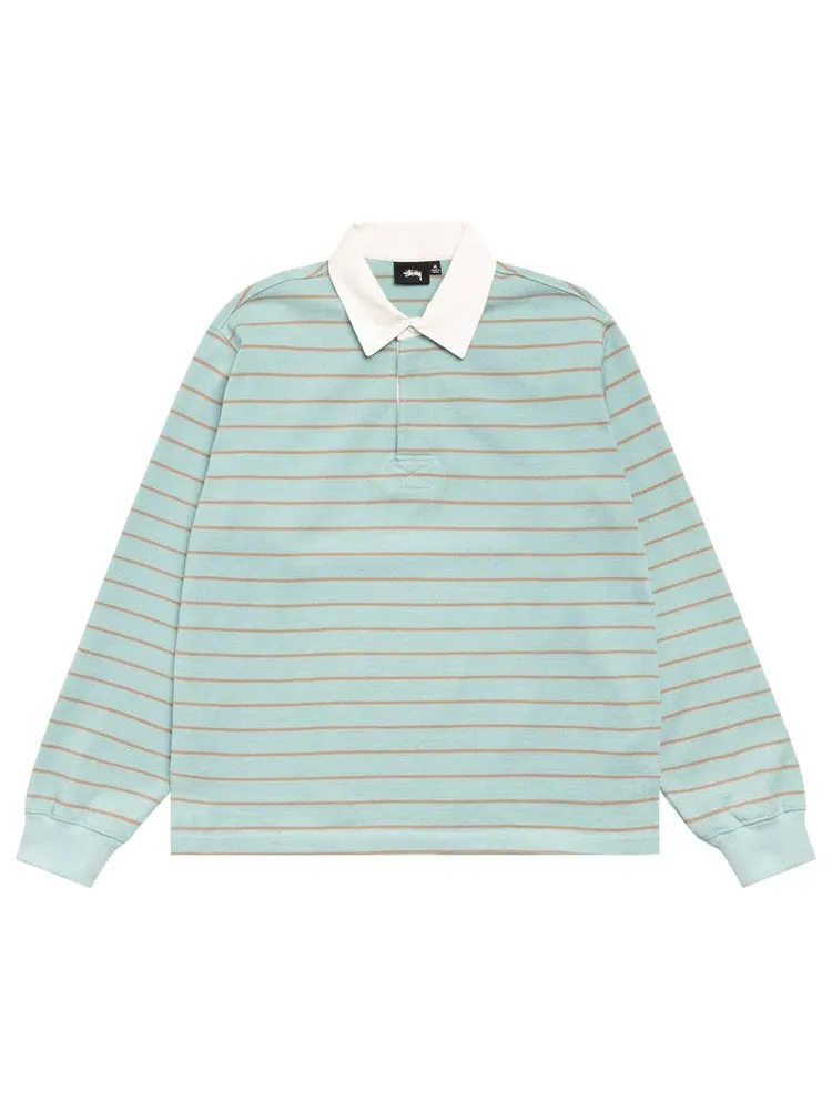 Рубашка Stussy Striped Rugby Shirt 'Blue'